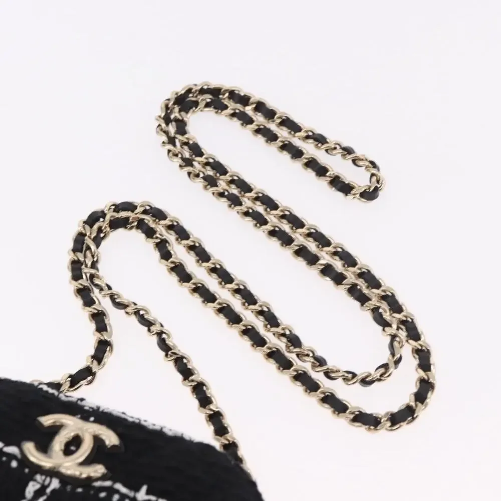 Chanel Matelasse Chain Shoulder Bag Black